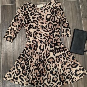 Leopard print dress